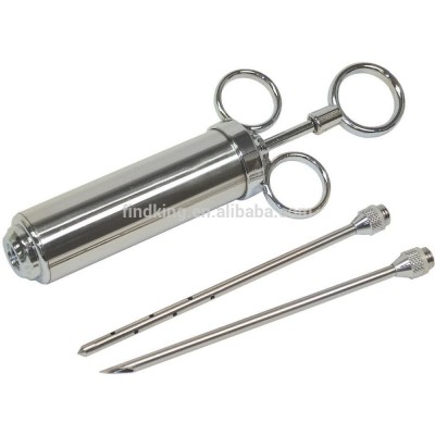 2-Ounce Stainless-Steel Seasoning Injector with Marinade Needles