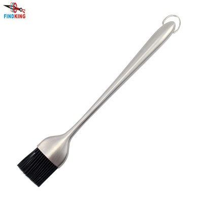 BBQ / Grill Basting Brush - 12 Inch Stainless Steel Handle With Silicone Bristles