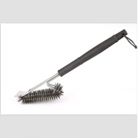 Findking Stainless Steel Bristle grill brush  with scraper 18''  Grill Cleaning brush